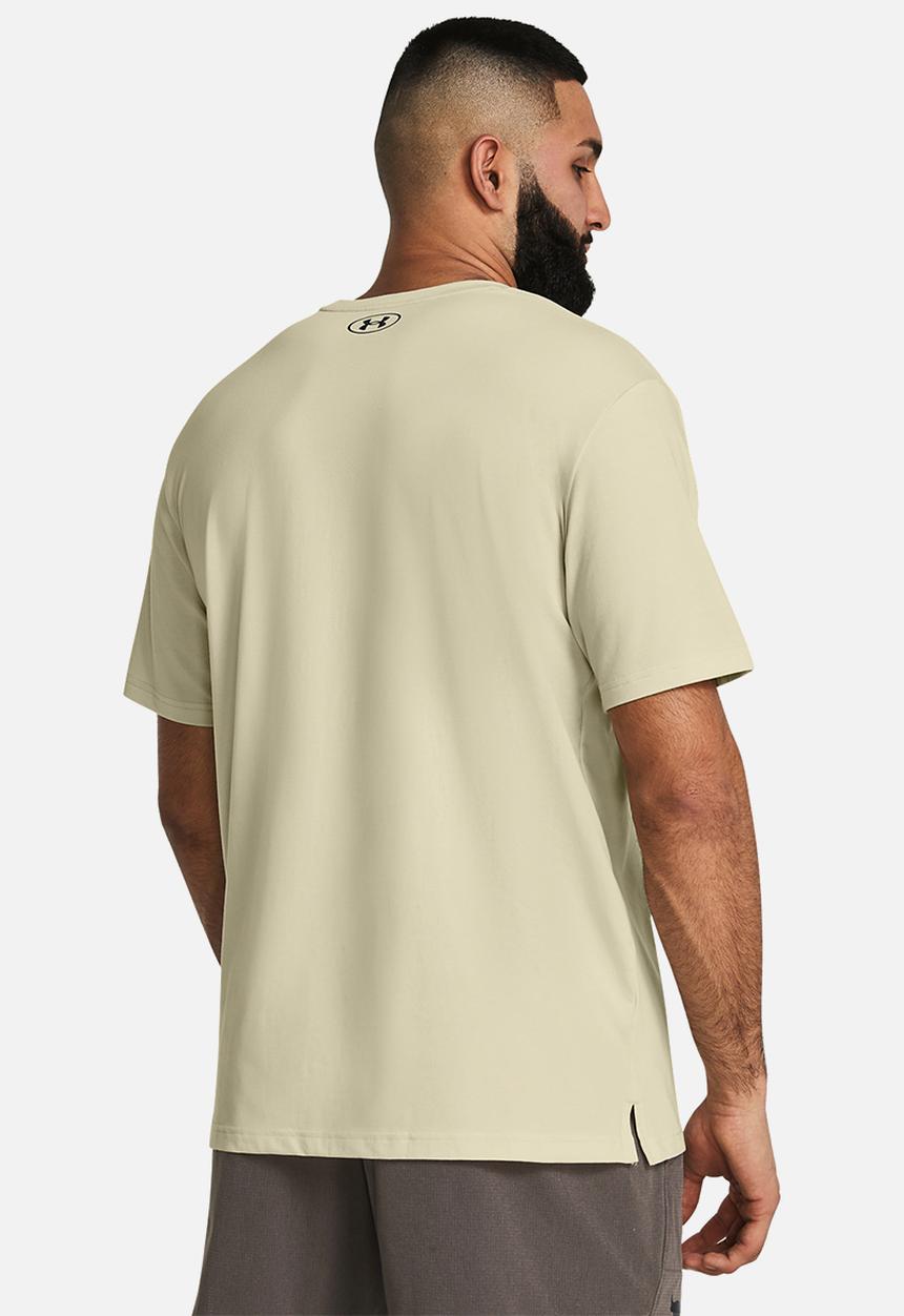 Under Armour - Ua project rock eagle graphic short sleeve - light beige