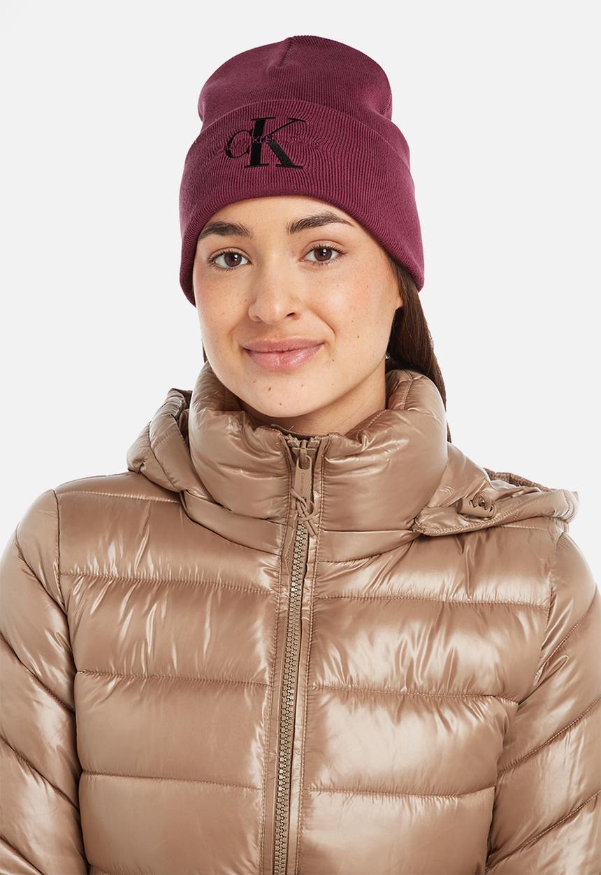 Calvin Klein - Monologo embro beanie - amaranth