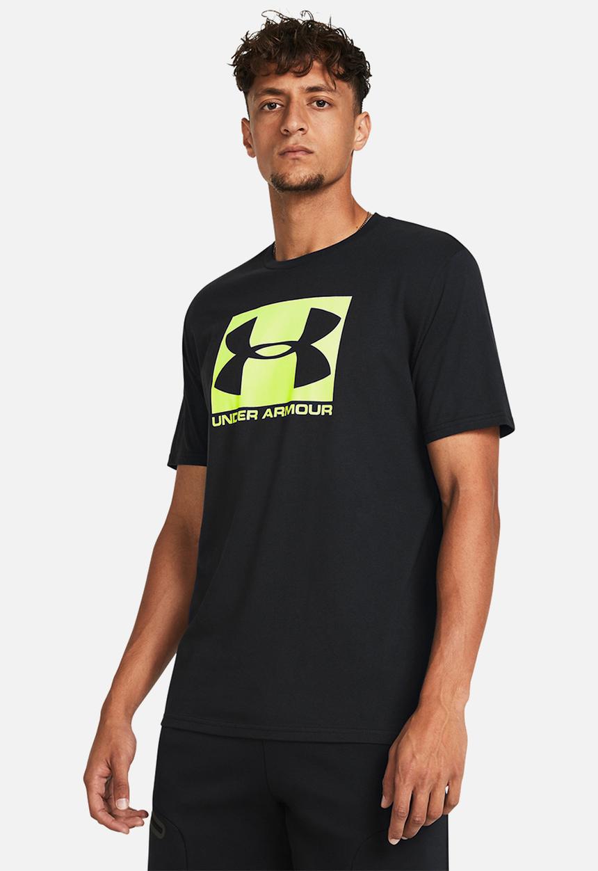 Under Armour - Ua boxed sportstyle short sleeve - black/high vis yellow 