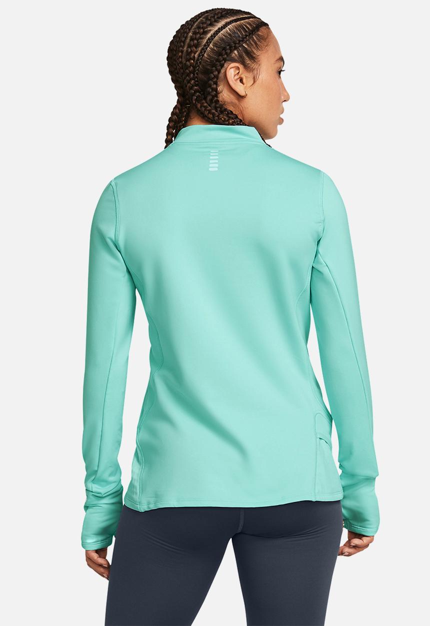 Under Armour - Ua qualifier cold long sleeve - neo turquoise/reflective