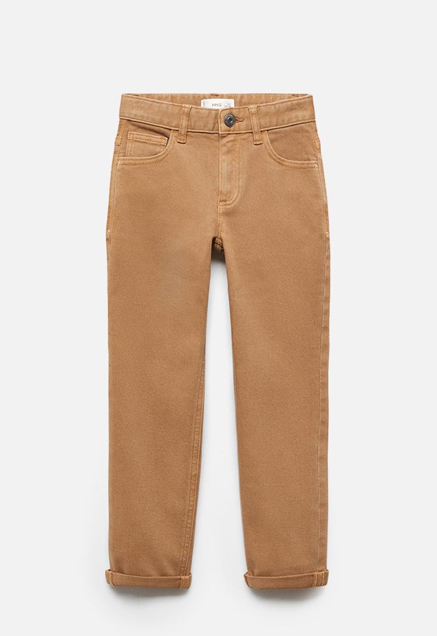 MANGO - Trousers peru5 - caramel