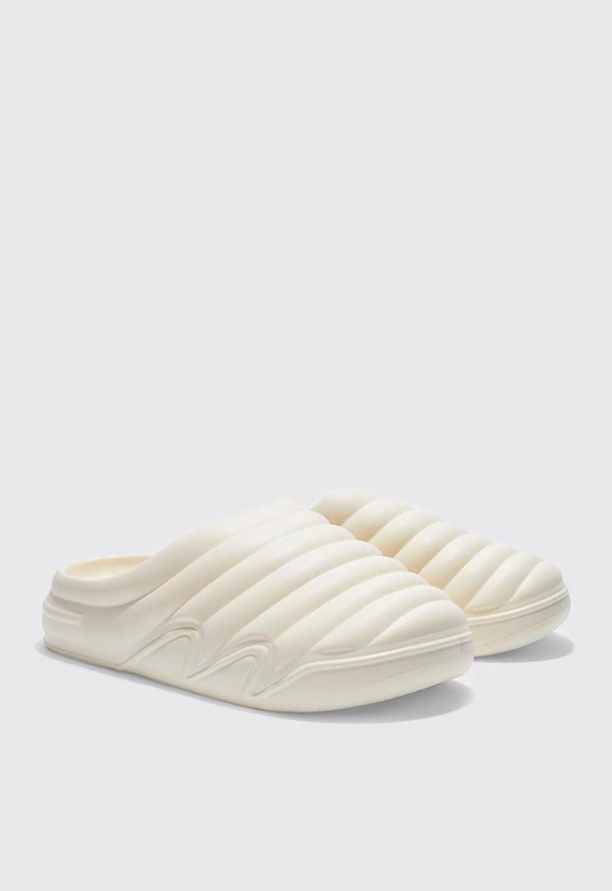 boohooMAN - Moulded mule - stone