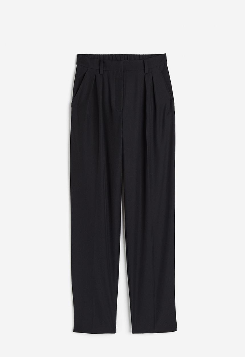 H&M - Tapered trousers - black