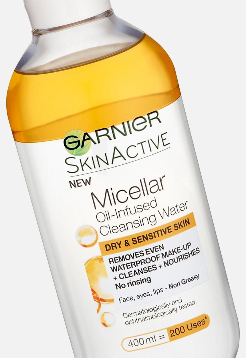 Garnier - Micellar Cleansing Water & Makeup Remover Oil Infuse Dry Skin 400ml