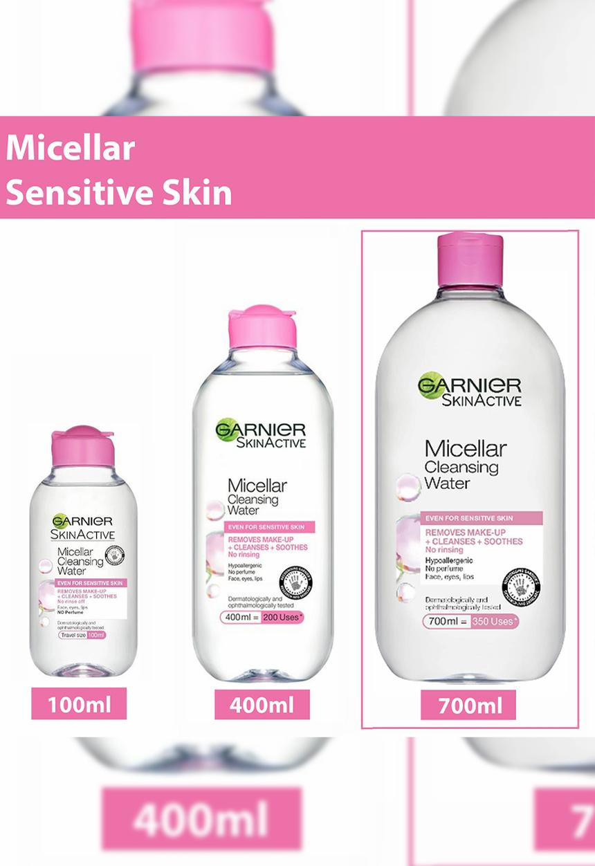 Garnier - Micellar Cleansing Water & Makeup Remover Sensitive Skin 700ml