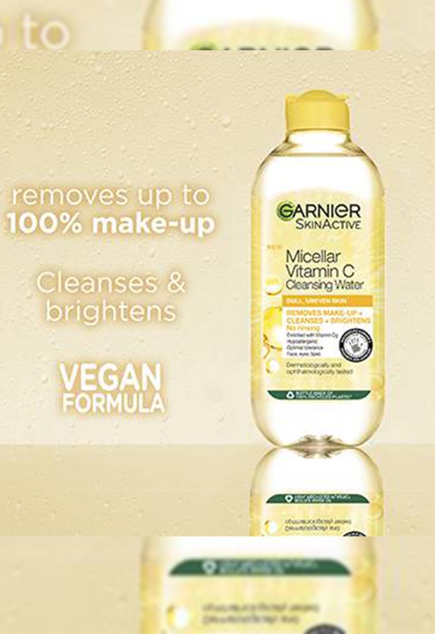 Garnier - Micellar Cleansing Water & Makeup Remover Vitamin C 400ml
