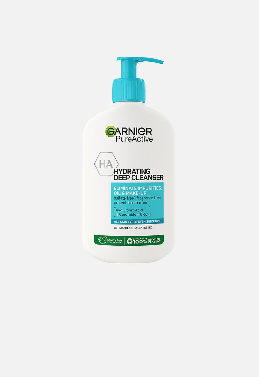 Garnier - Pure Active Hydrating Deep Hyaluronic Acid Foaming Cleanser 250ml