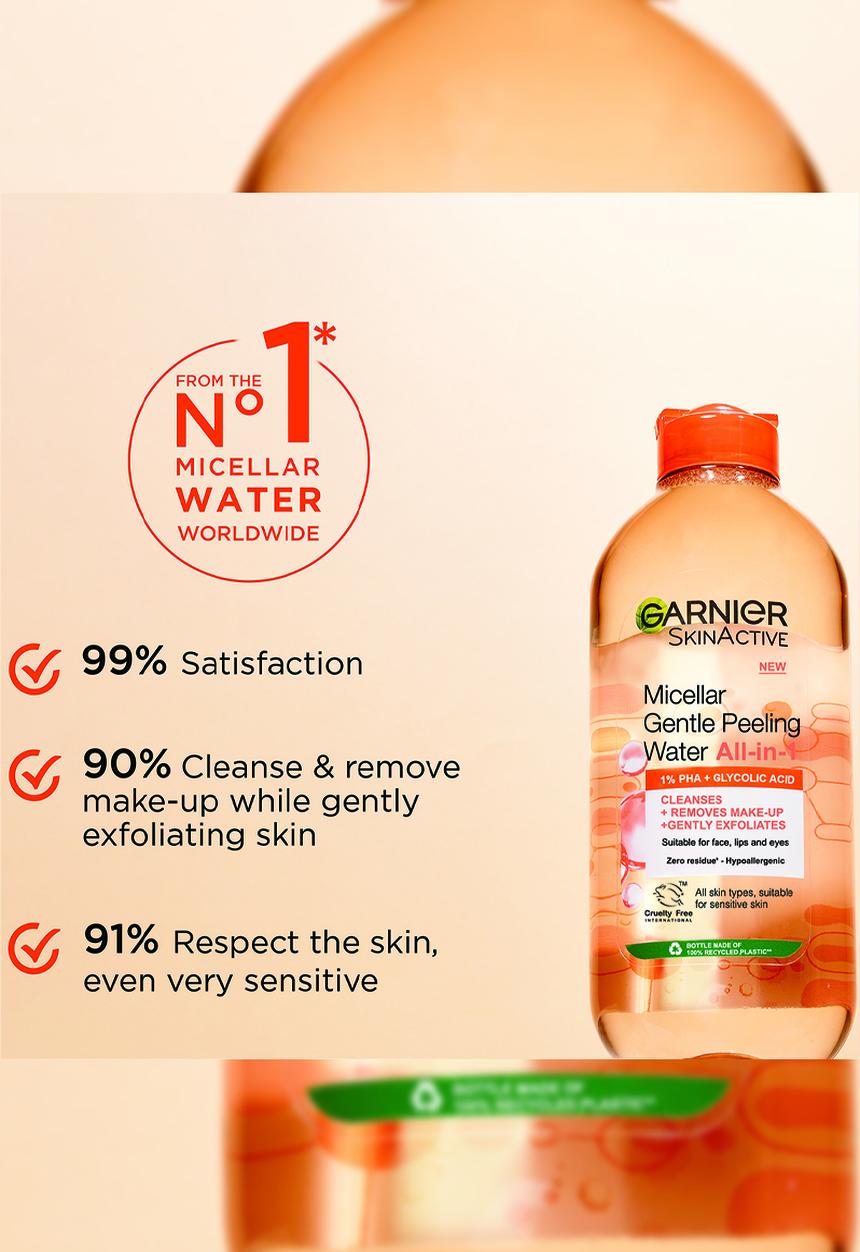 Garnier - Micellar Gentle Peeling Water - 400ml