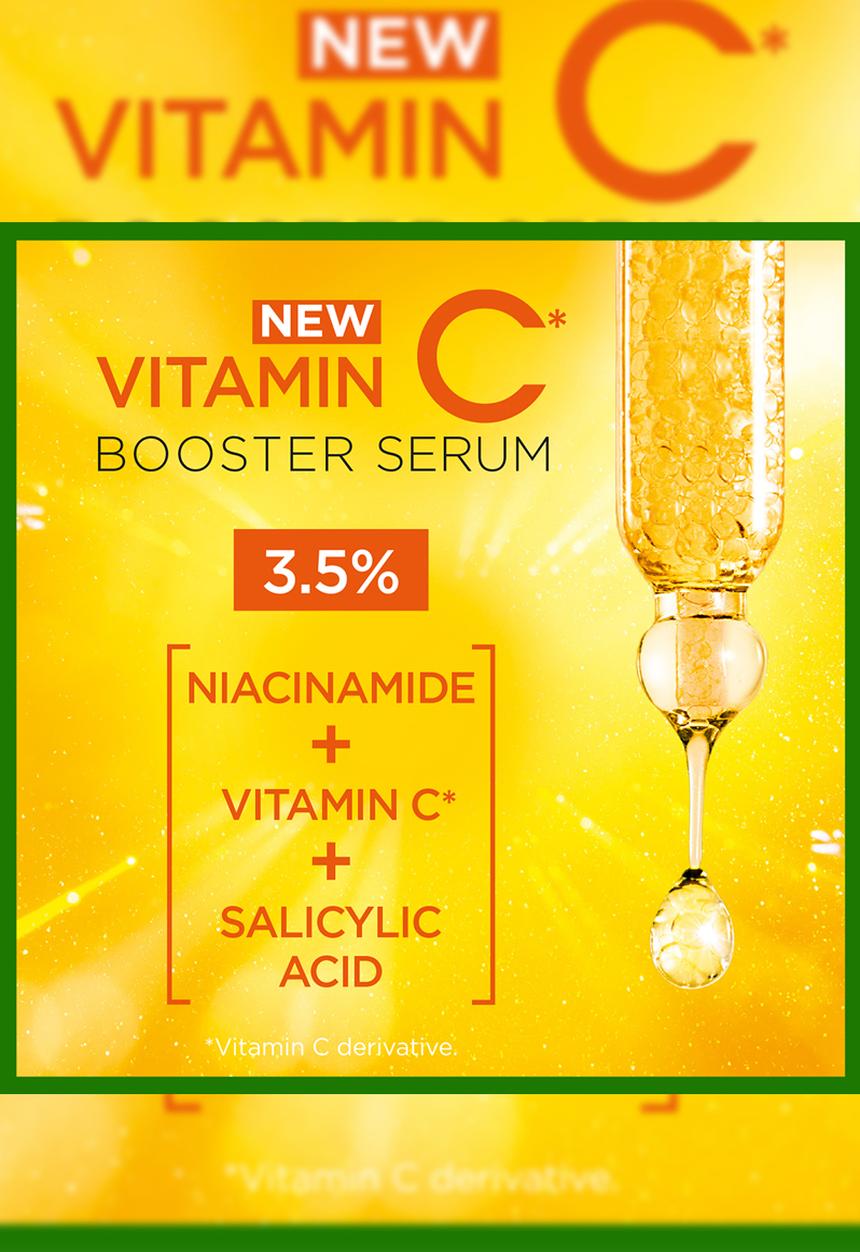 Garnier - Even & Bright  Vitamin C Booster Serum Regime Bundle Set - 3 Piece