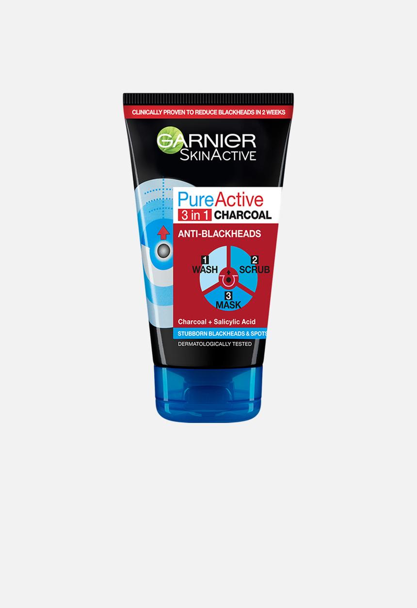 Garnier - SkinActive Charcoal Serum Regime Bundle Set - 3 Piece