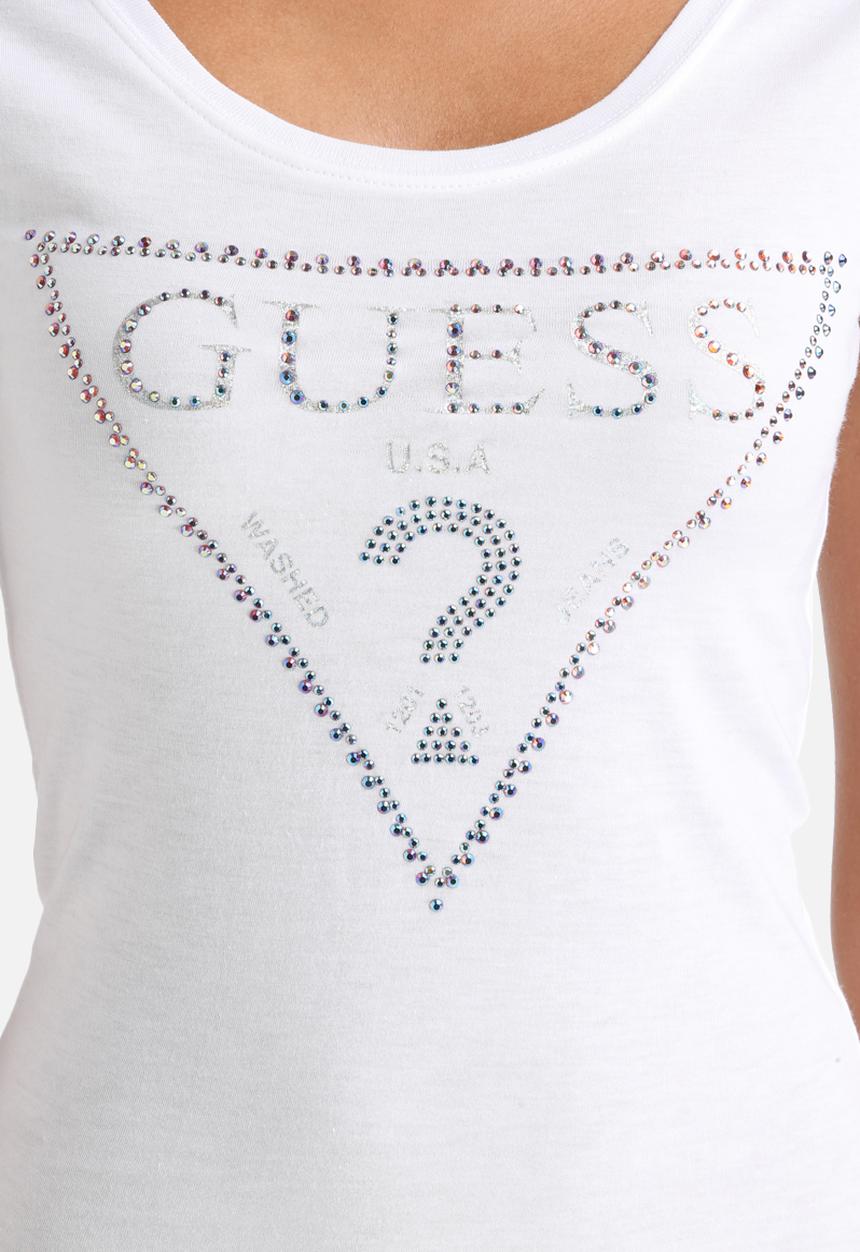 GUESS - Triangle Rhinestone Tee