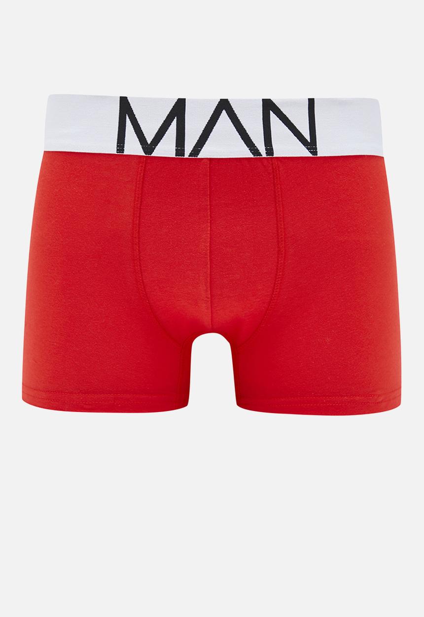 boohooMAN - 5 pack mix colour man trunks - multi