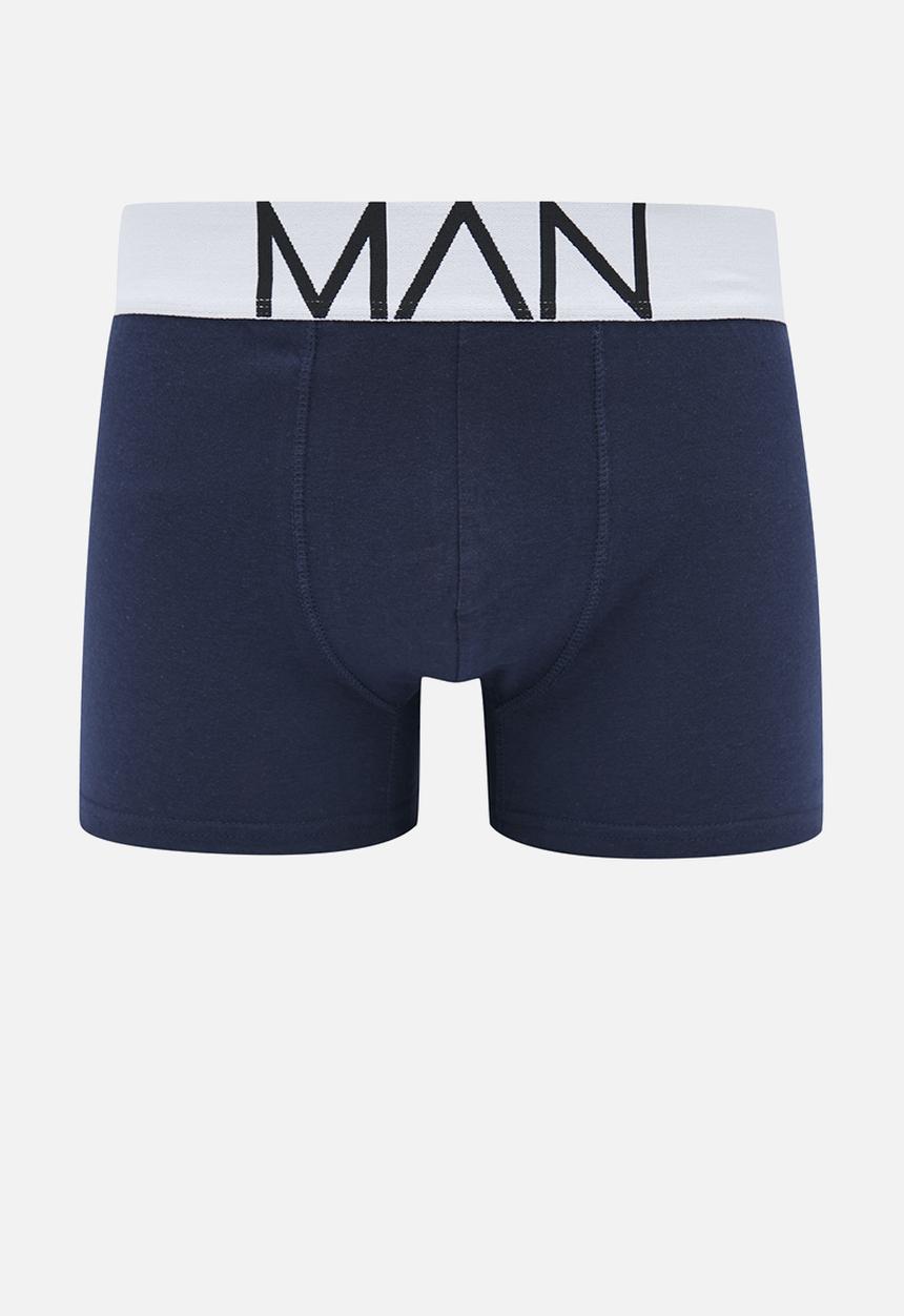 boohooMAN - 5 pack mix colour man trunks - multi