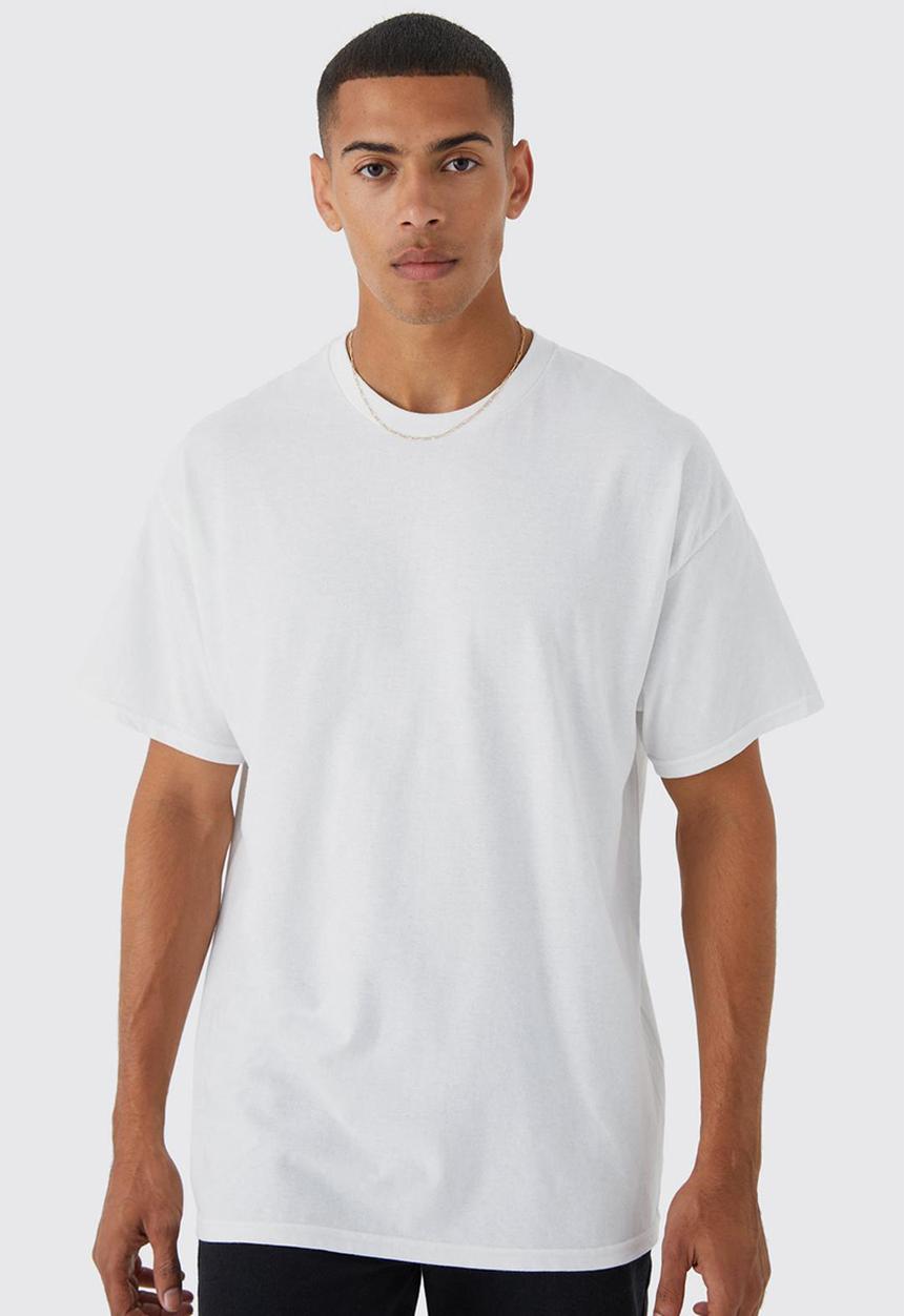 boohooMAN - Oversized osaka back graphic t-shirt - white