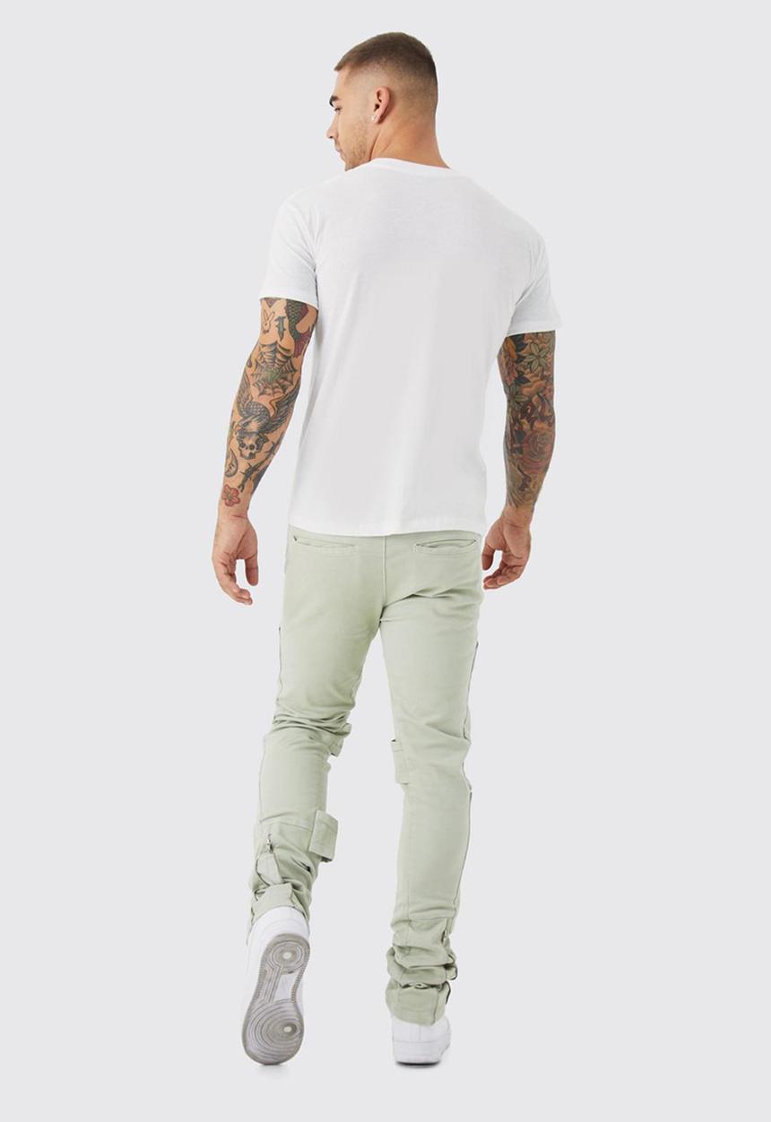boohooMAN - Pixilated statue graphic t-shirt - white
