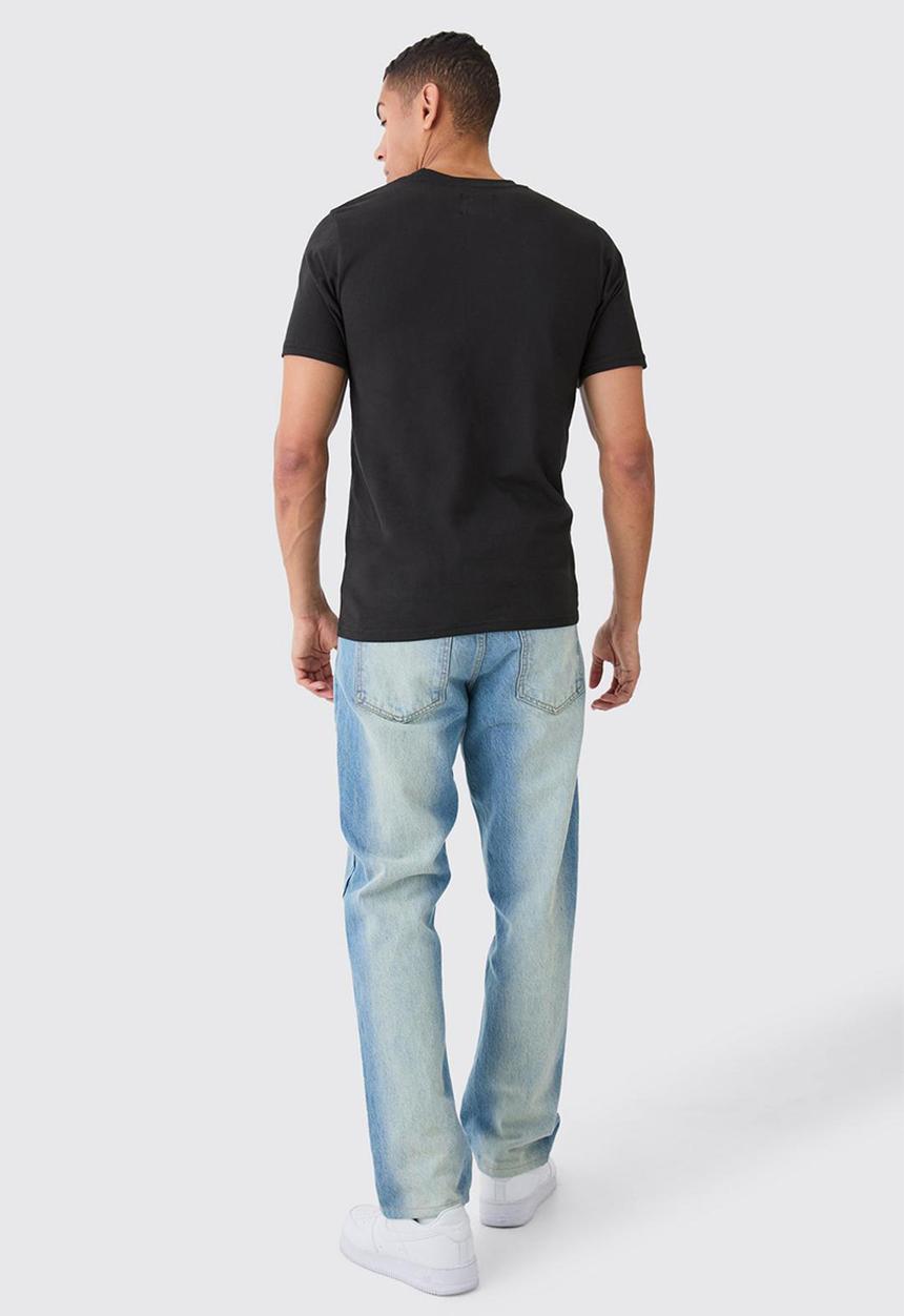 boohooMAN - Basic crew neck t-shirt - black
