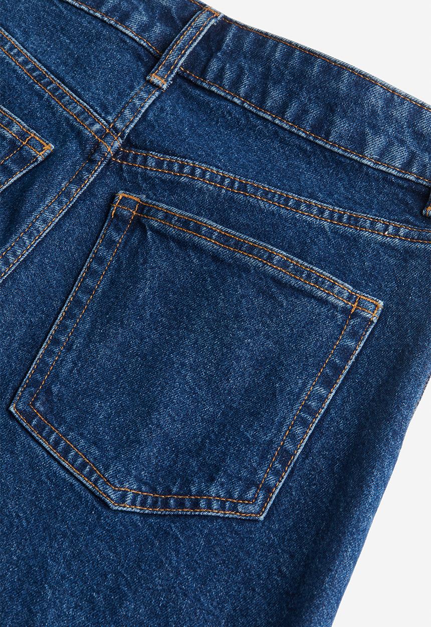 H&M - Wide high jeans - denim blue