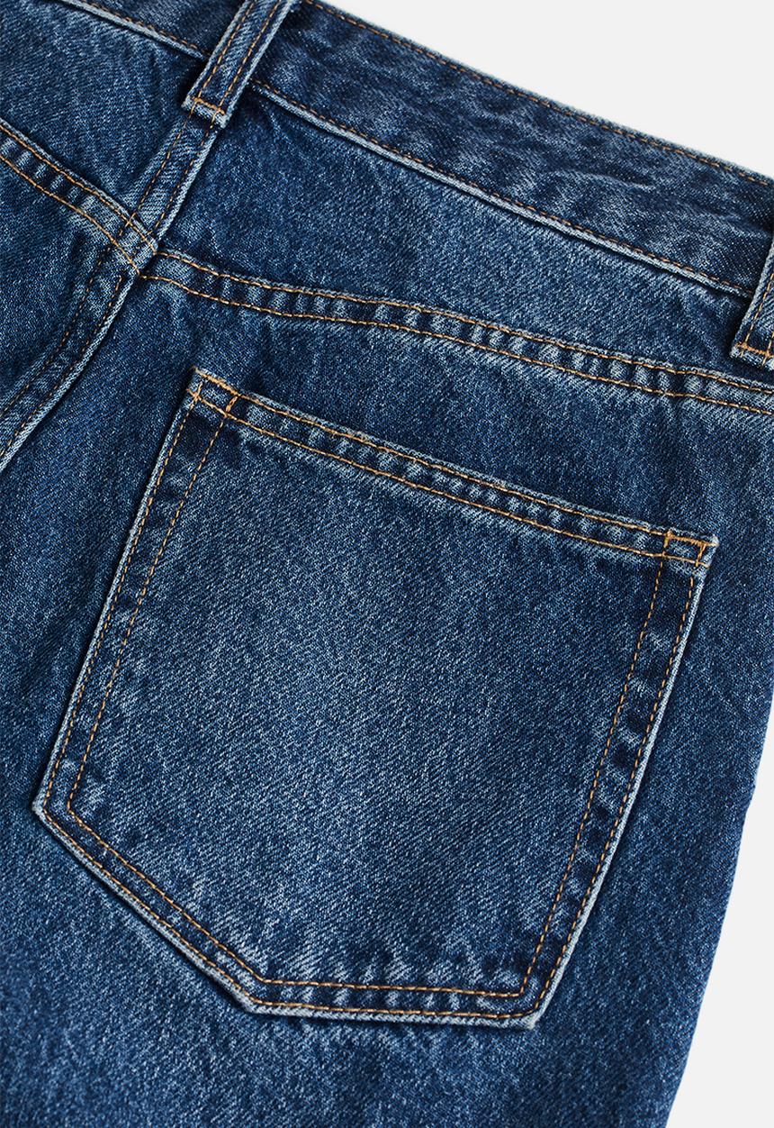H&M - Wide regular jeans - denim blue