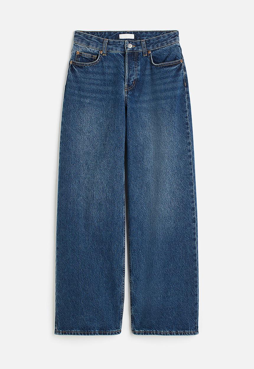 H&M - Wide regular jeans - denim blue
