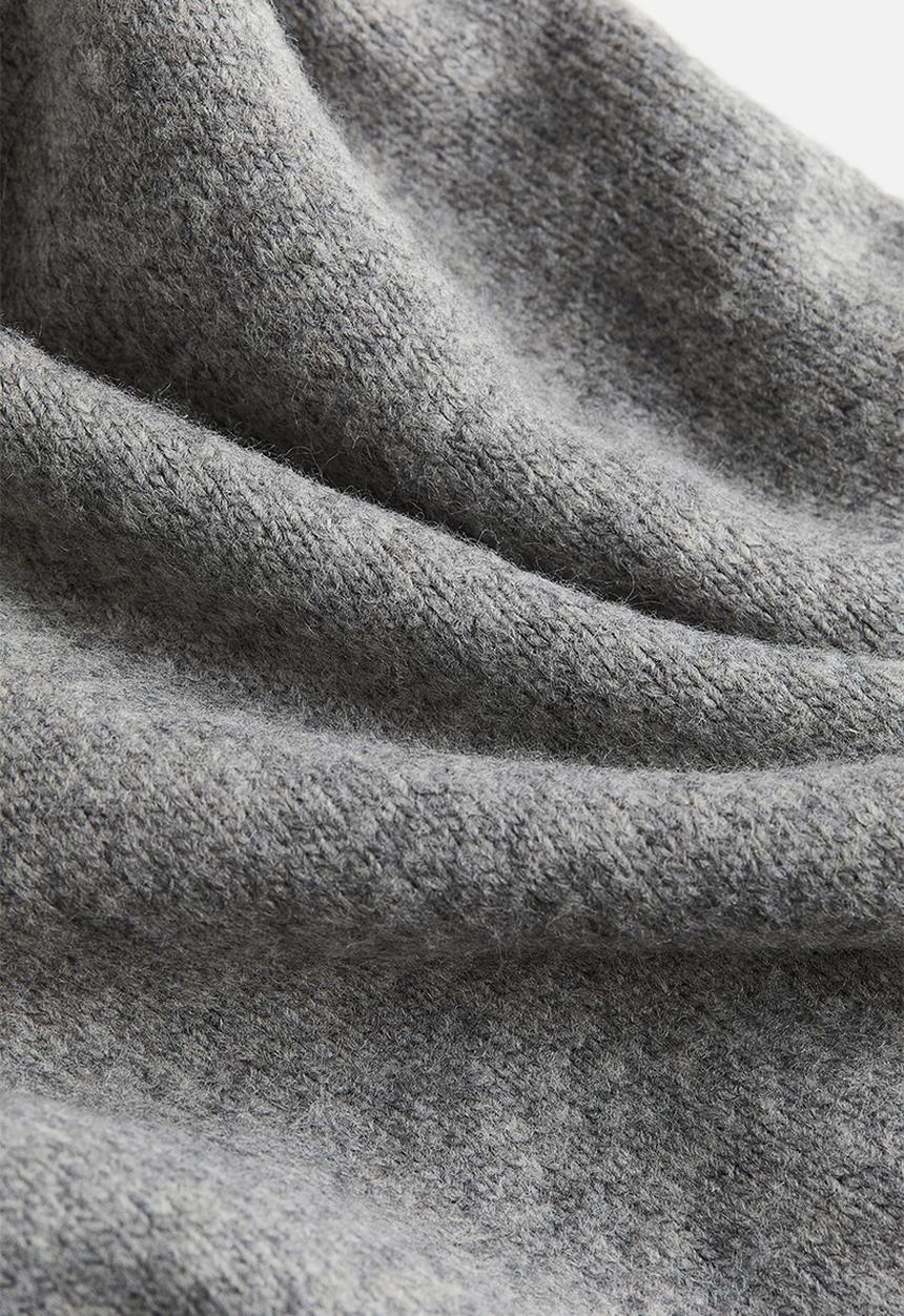 H&M - Knitted skirt - grey marl
