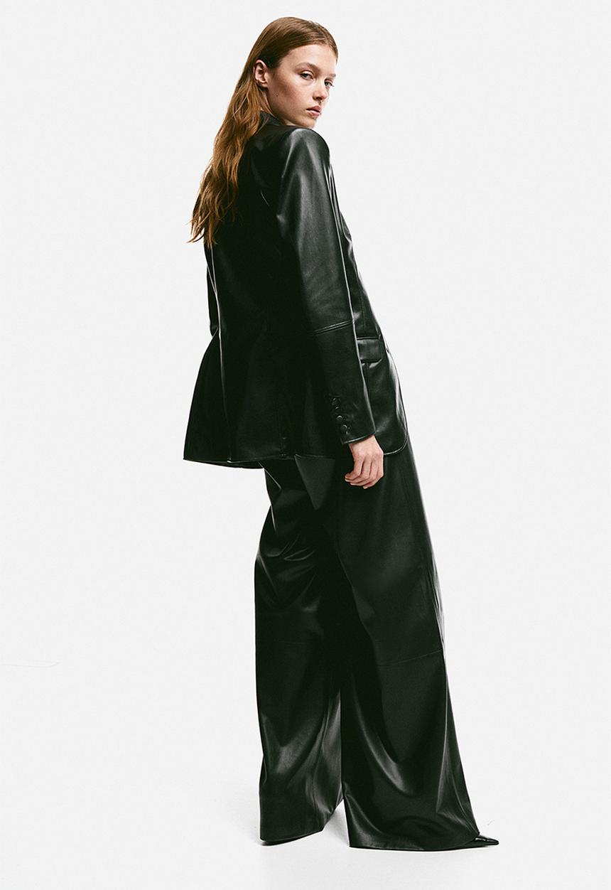 H&M - Wide trousers - black