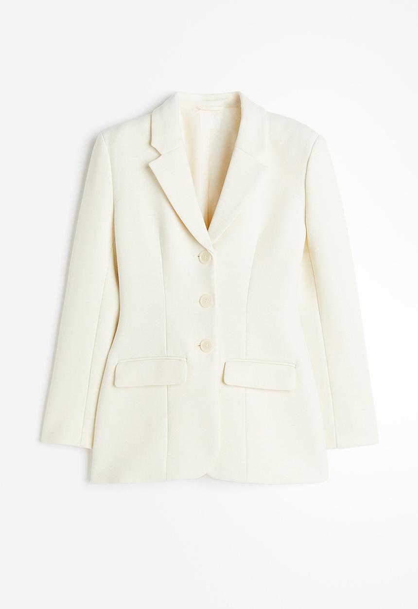 H&M - Twill blazer - white