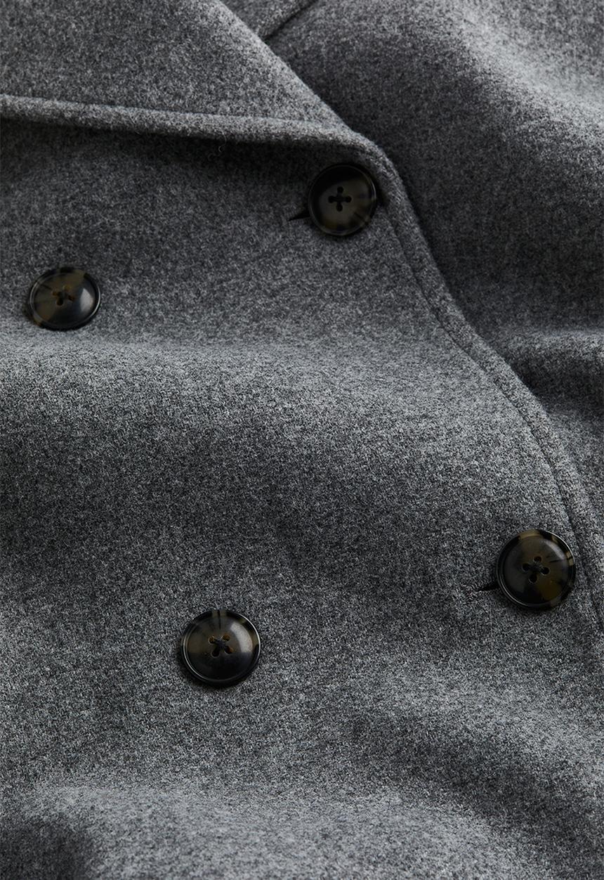 H&M - Tie-belt coat - grey
