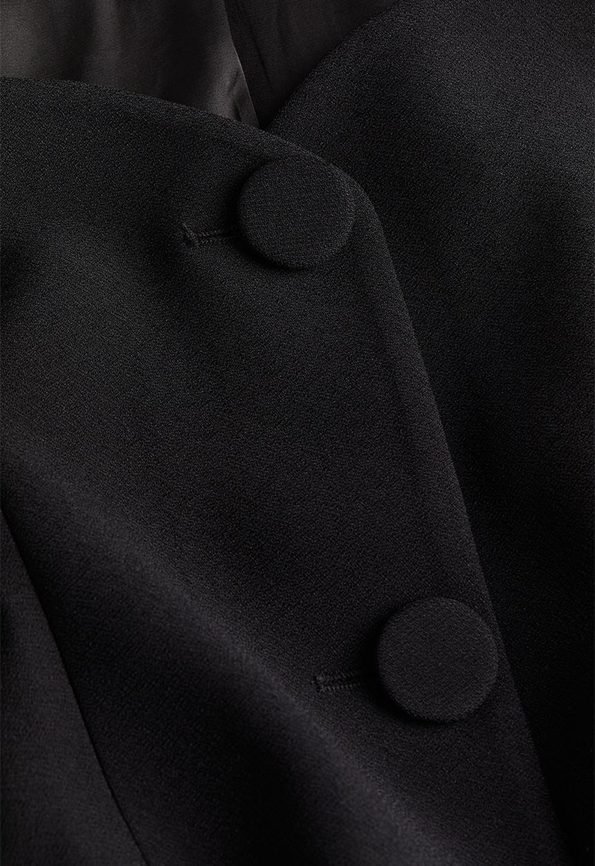 H&M - Fitted blazer - black