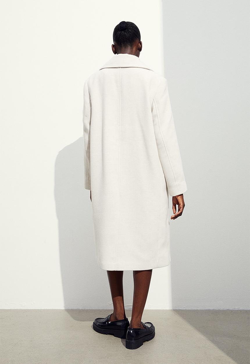 H&M - Double-breasted coat - beige