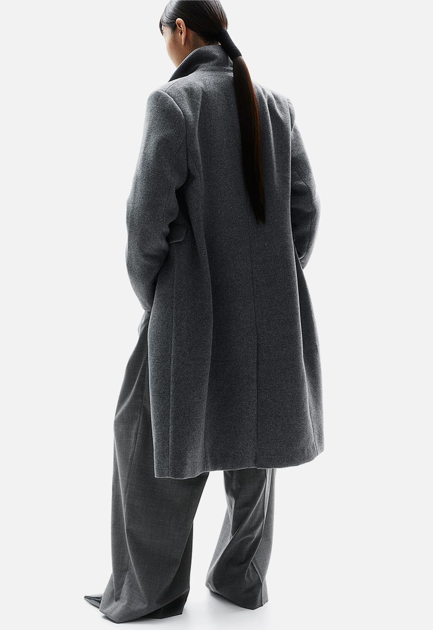 H&M - Single-breasted coat - grey