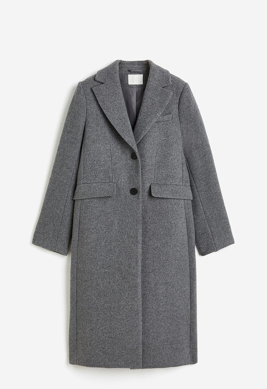 H&M - Single-breasted coat - grey