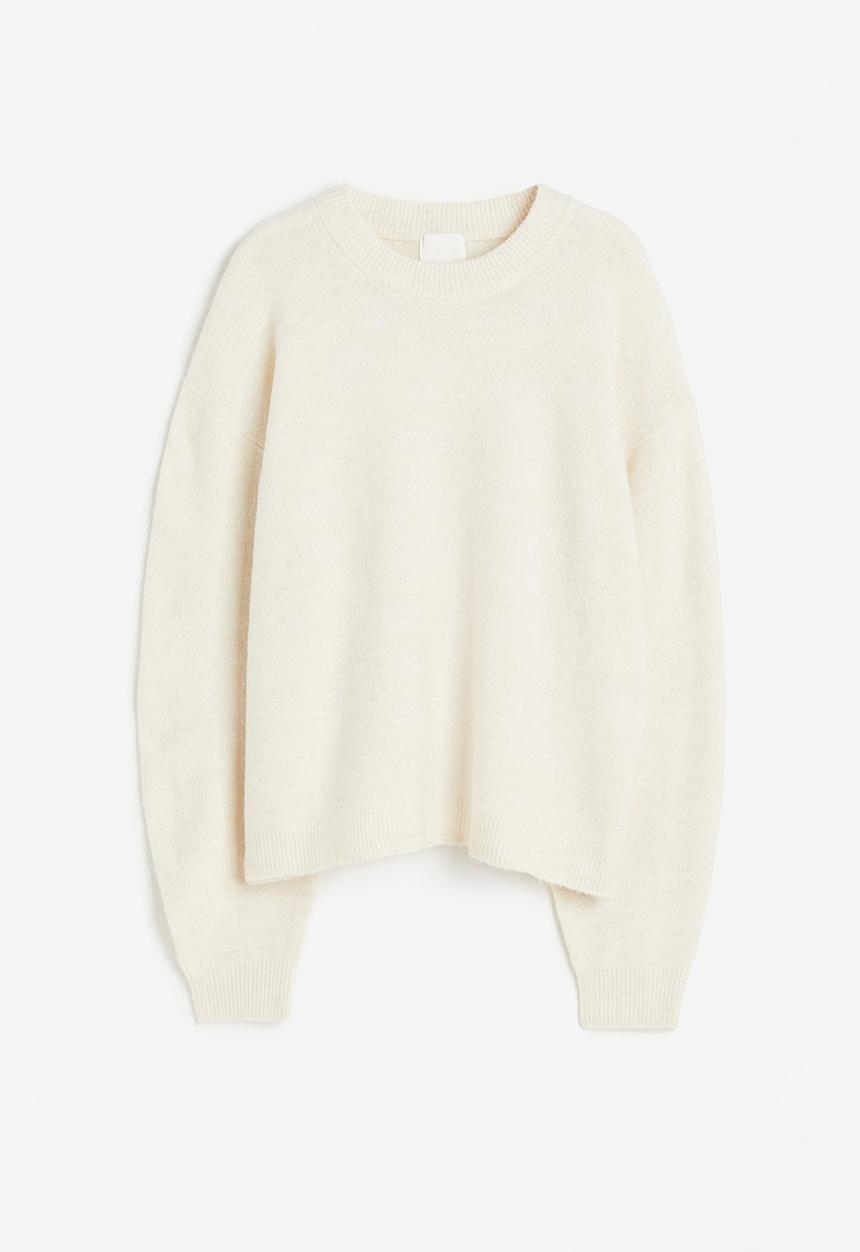 H&M - Knitted jumper - cream