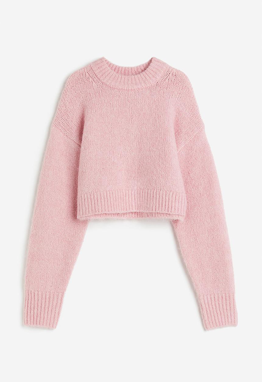 H&M - Cropped jumper - light pink