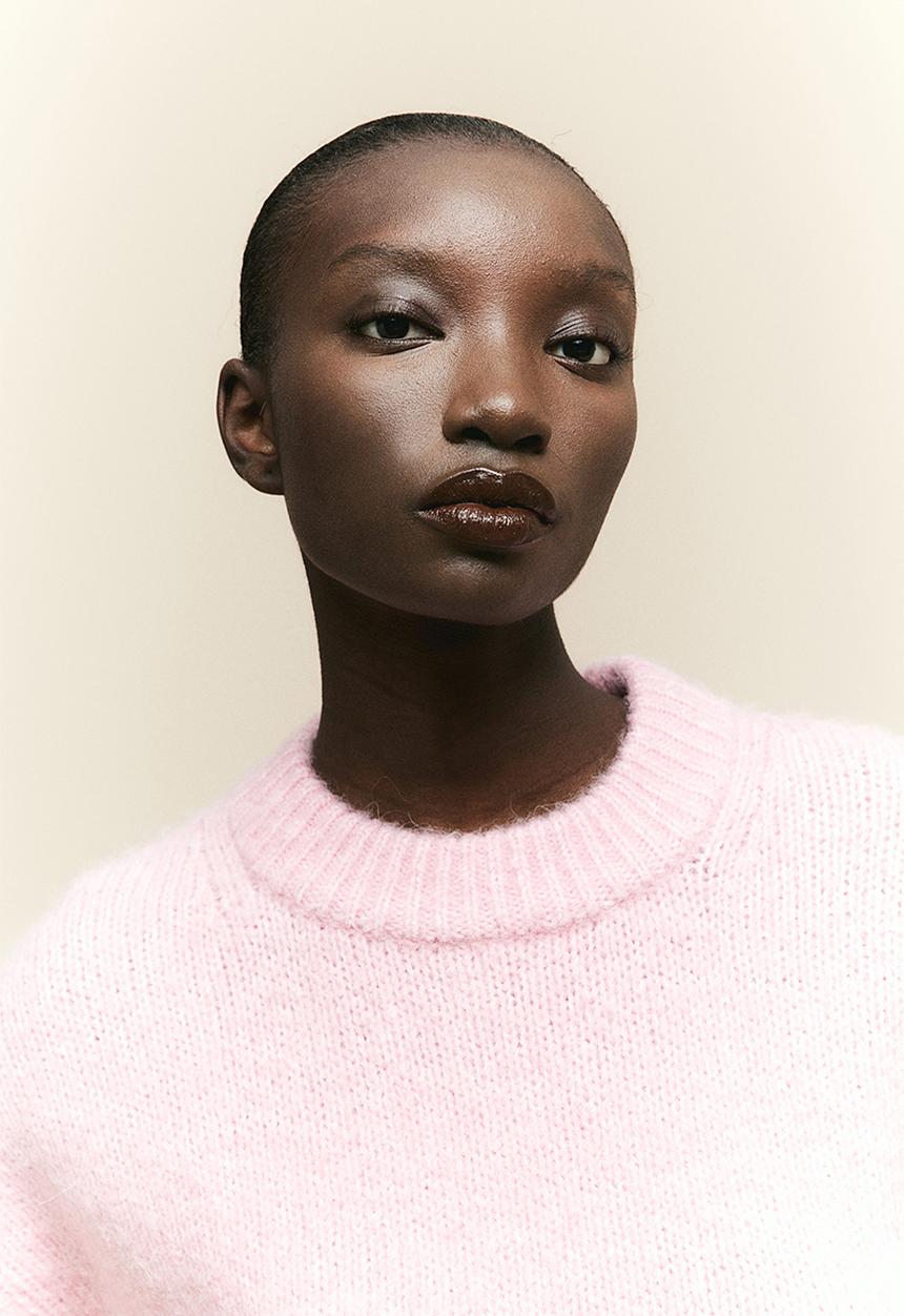 H&M - Cropped jumper - light pink