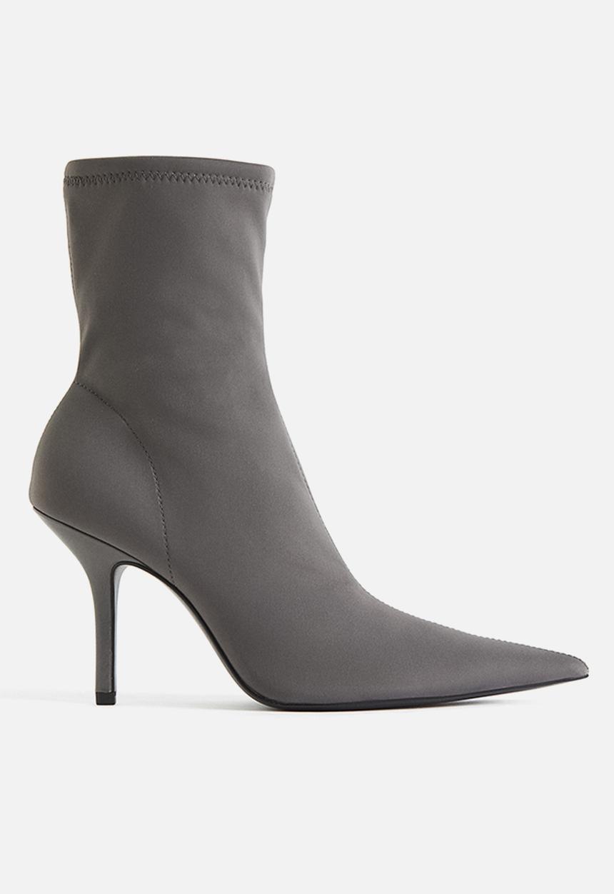 H&M - Heeled boots - grey