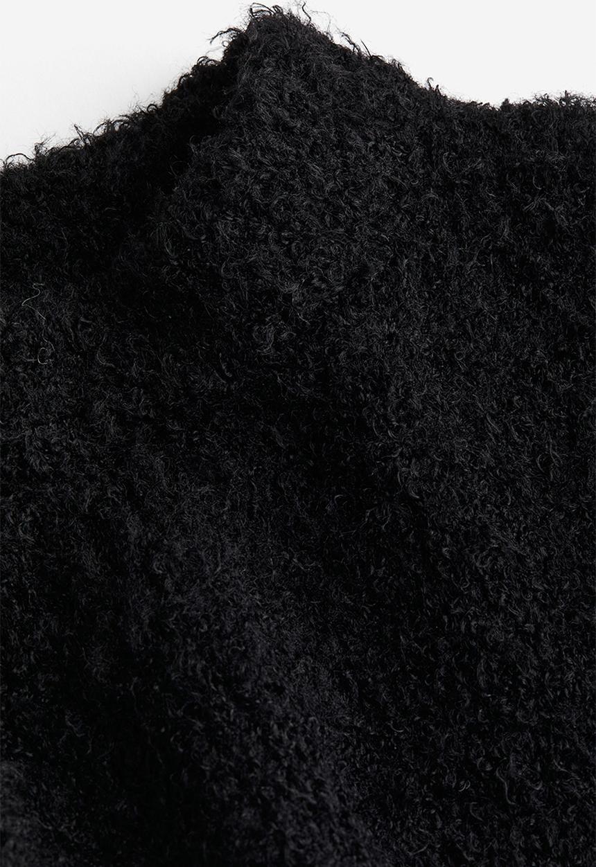 H&M - Fluffy-knit jumper - black