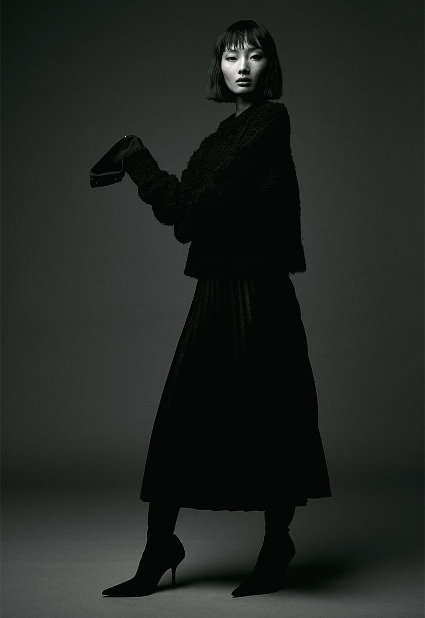 H&M - Fluffy-knit jumper - black