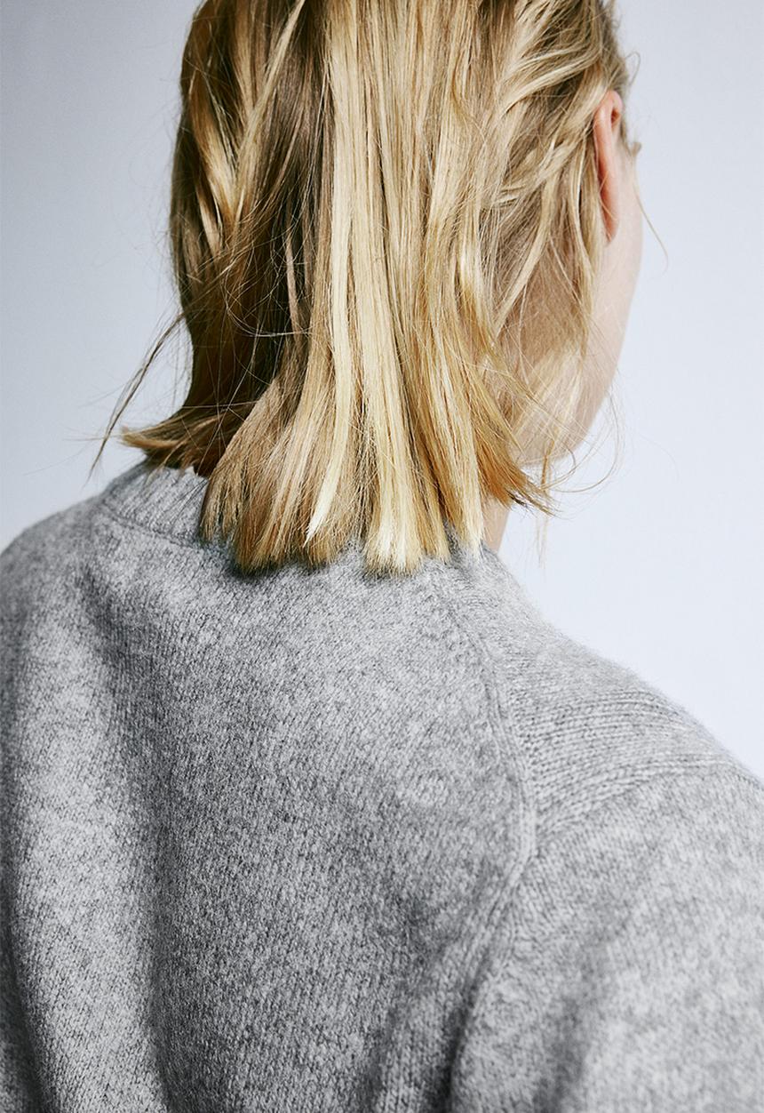 H&M - Jumper - grey marl