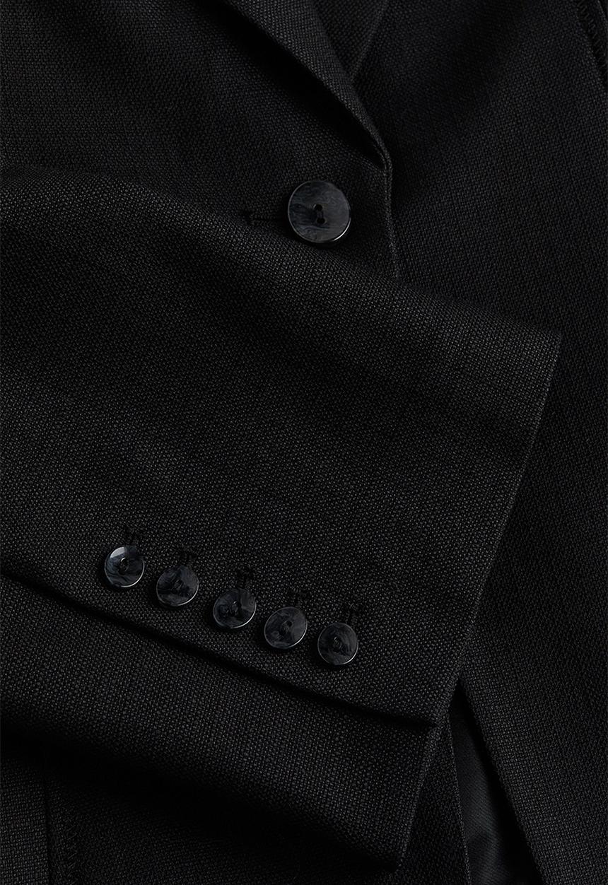 H&M - Tapered-waist blazer - black