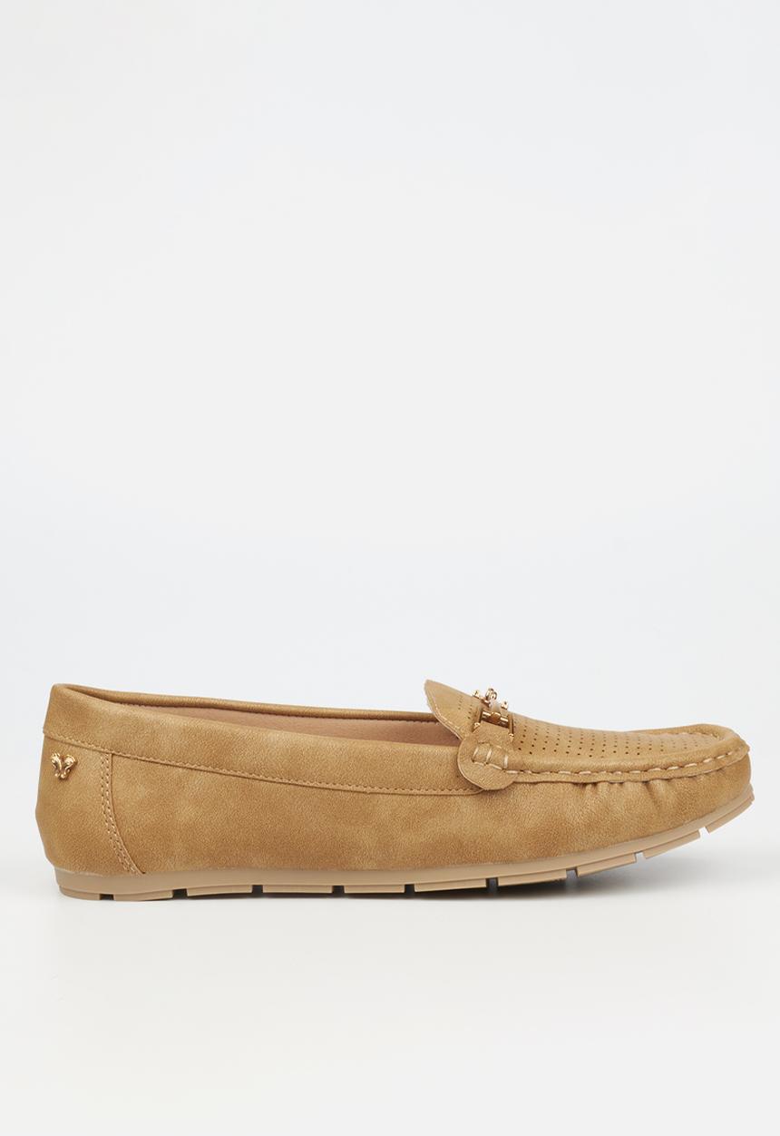Butterfly Feet - Pagona 1 boat shoe - tan