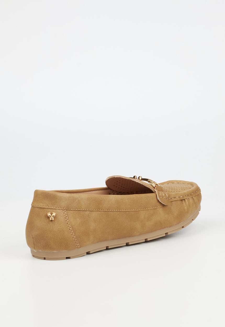 Butterfly Feet - Pagona 1 boat shoe - tan