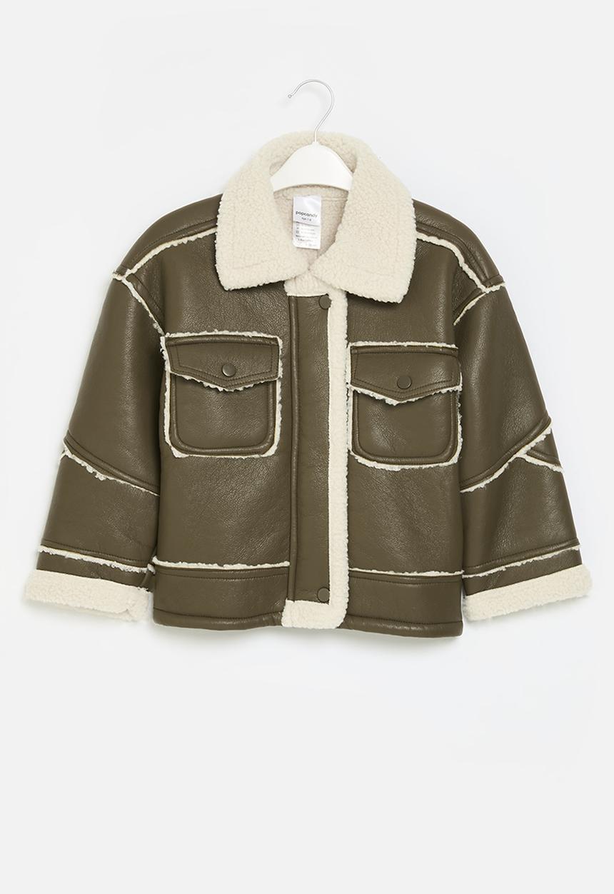 Pop Candy - Shirling jacket - green
