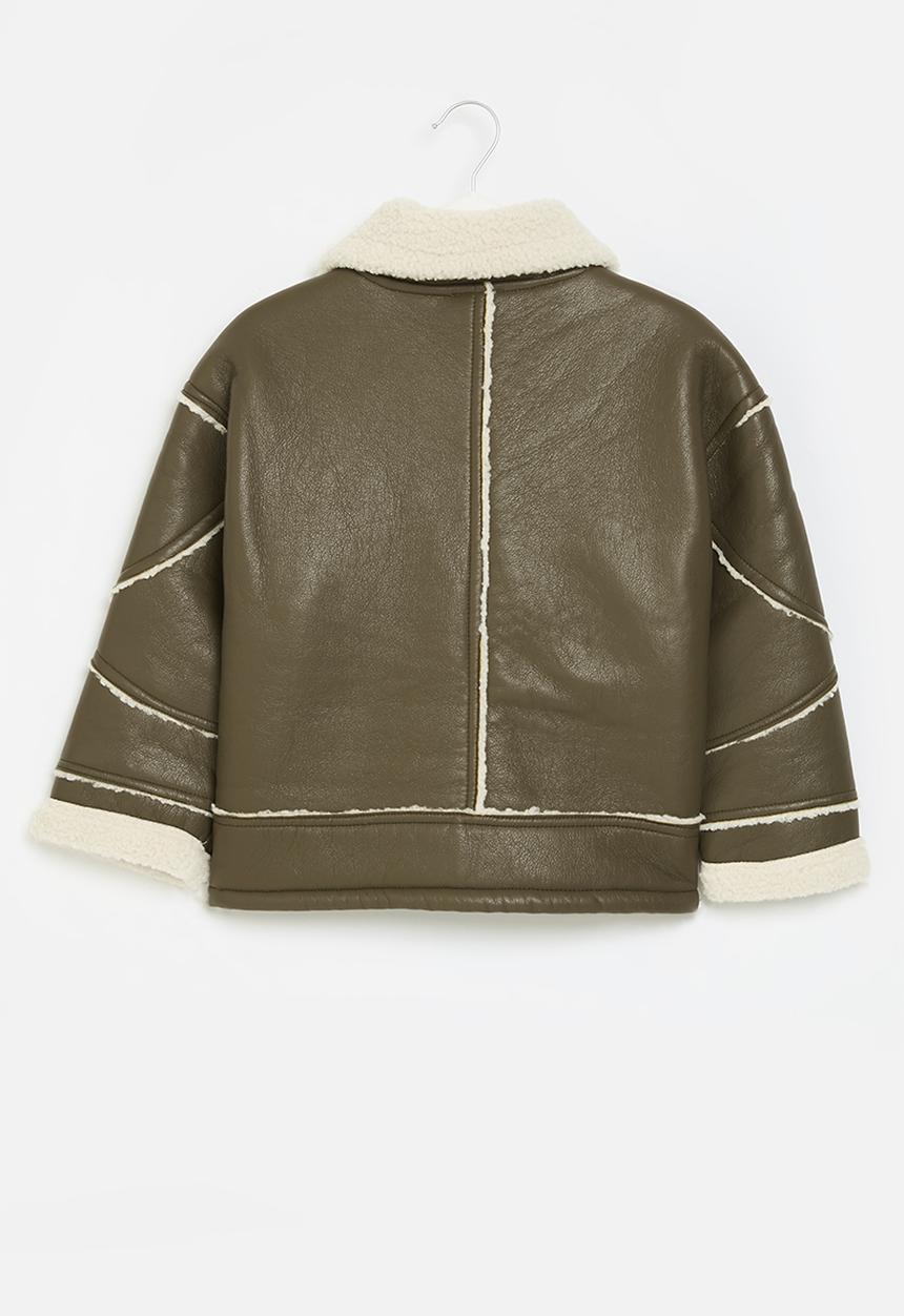 Pop Candy - Shirling jacket - green