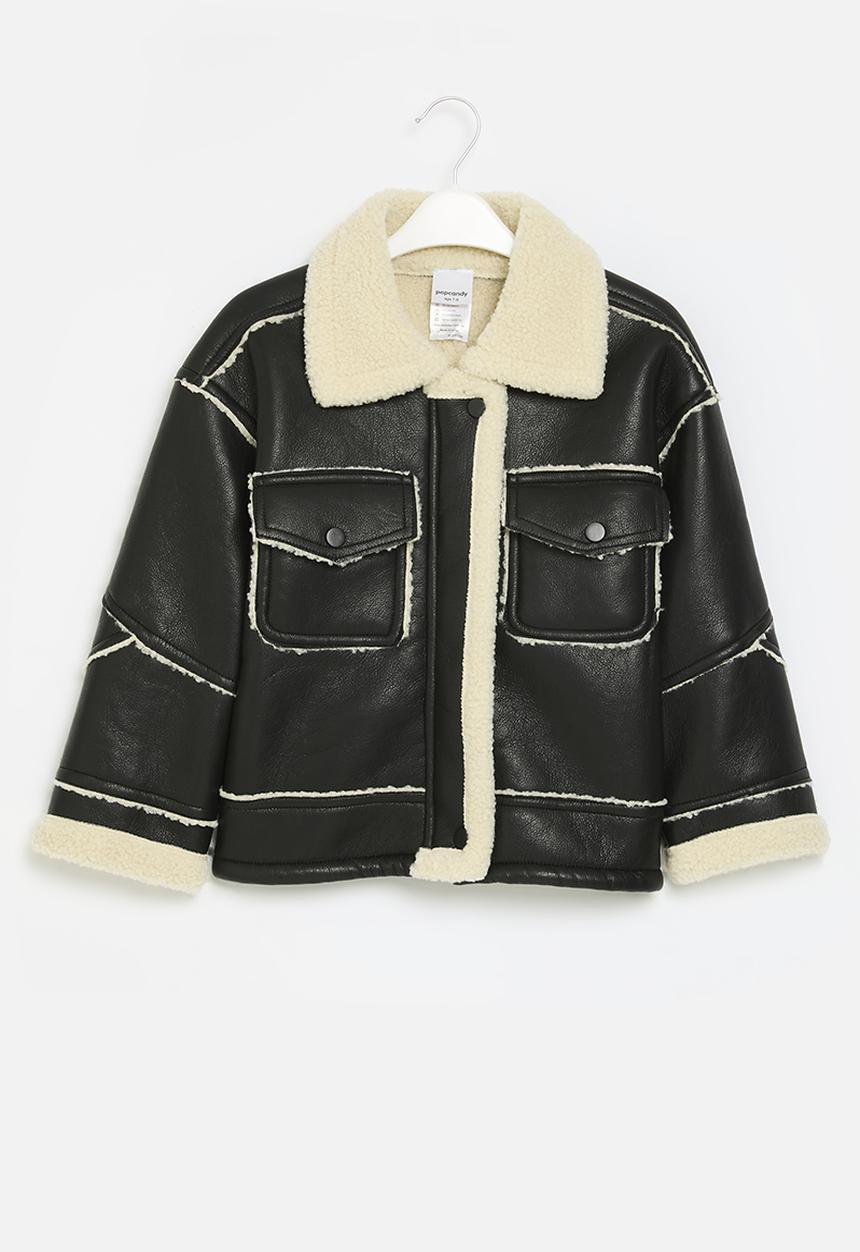 Pop Candy - Shirling jacket - black