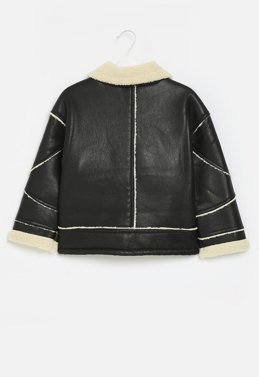 Pop Candy - Shirling jacket - black