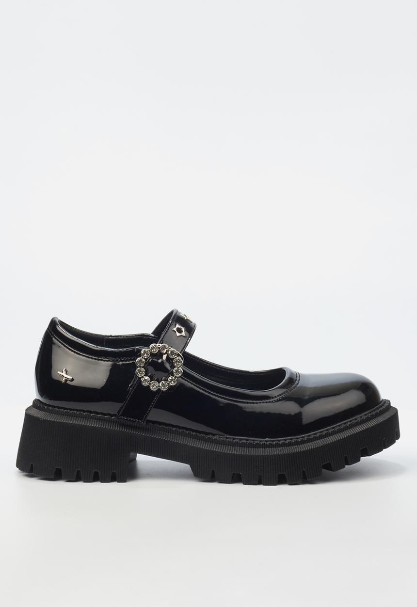 Rock & Co - Chainz 3 mary jane loafer - black