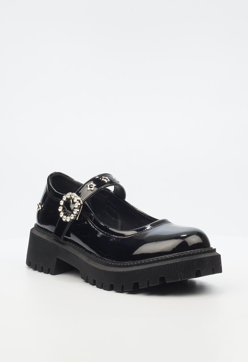 Rock & Co - Chainz 3 mary jane loafer - black