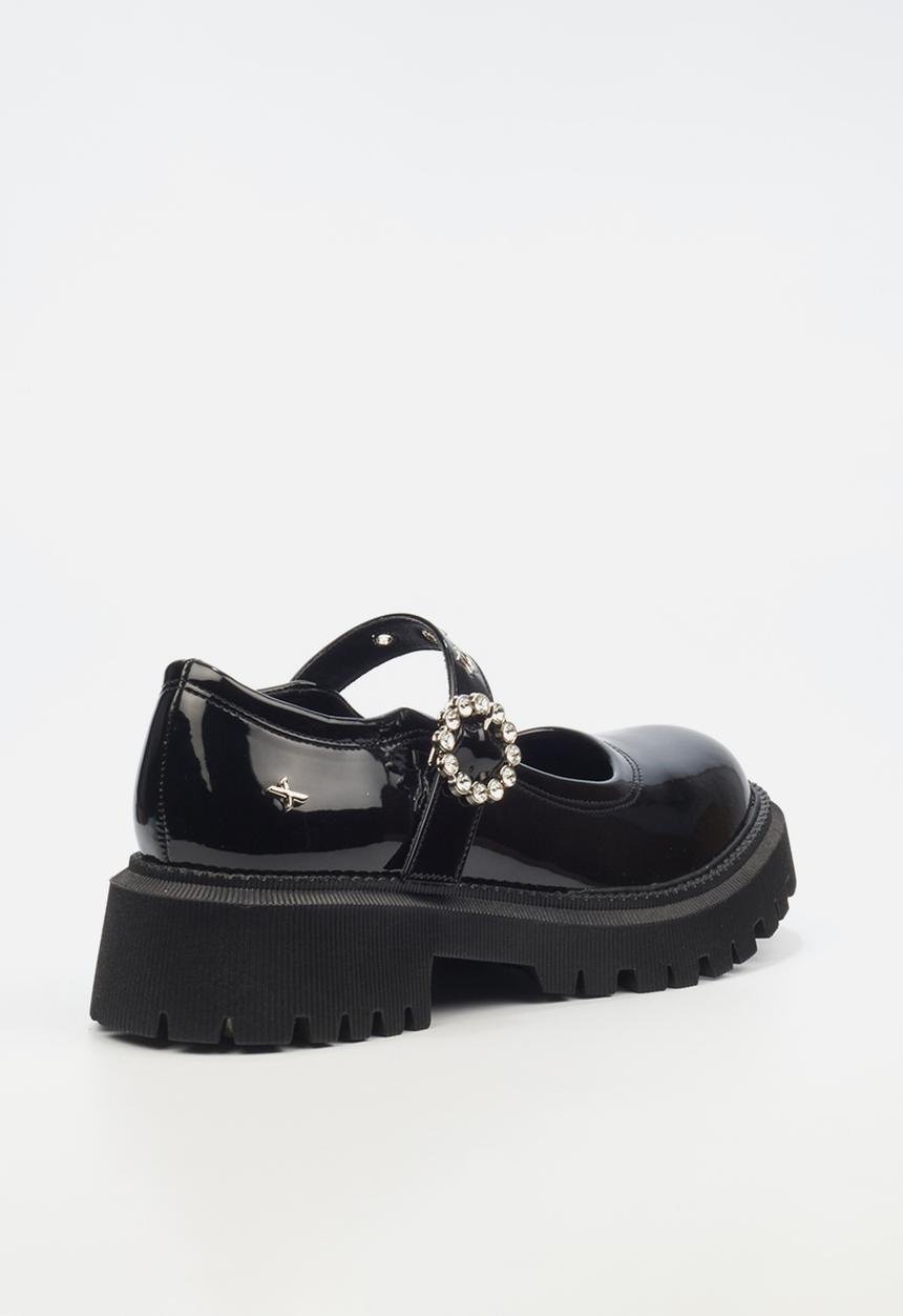 Rock & Co - Chainz 3 mary jane loafer - black