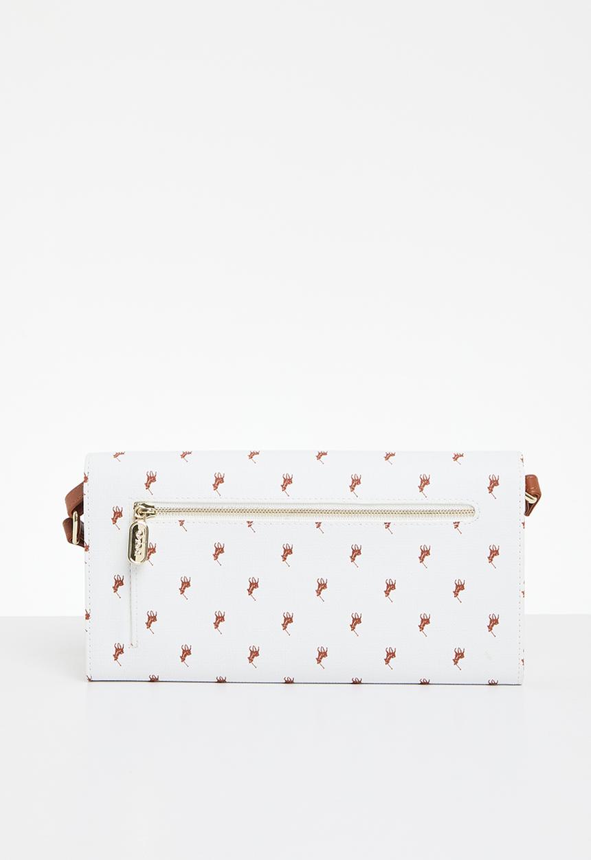 POLO - Iconic travel purse - white
