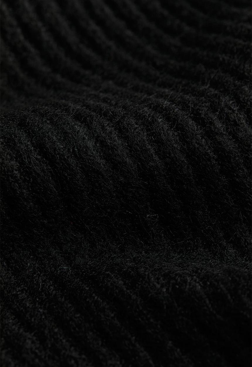 H&M - Oversized polo-neck jumper - black